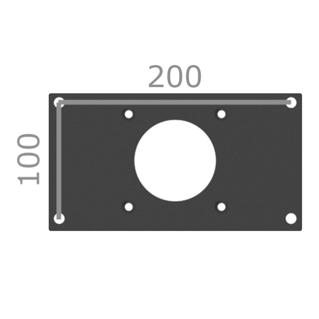 Cavus CAV-V21 Montageplatte zu Cavus-Kopfteil