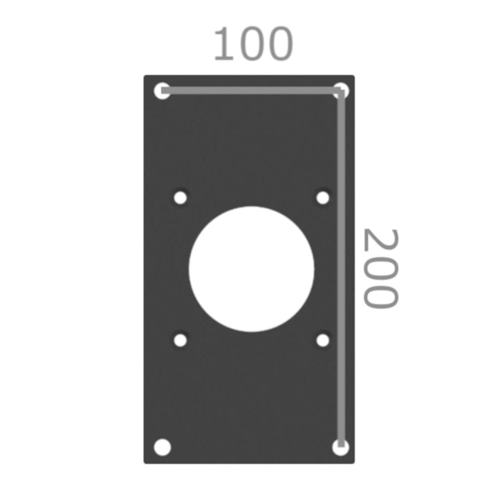 Cavus CAV-V21 Montageplatte zu Cavus-Kopfteil
