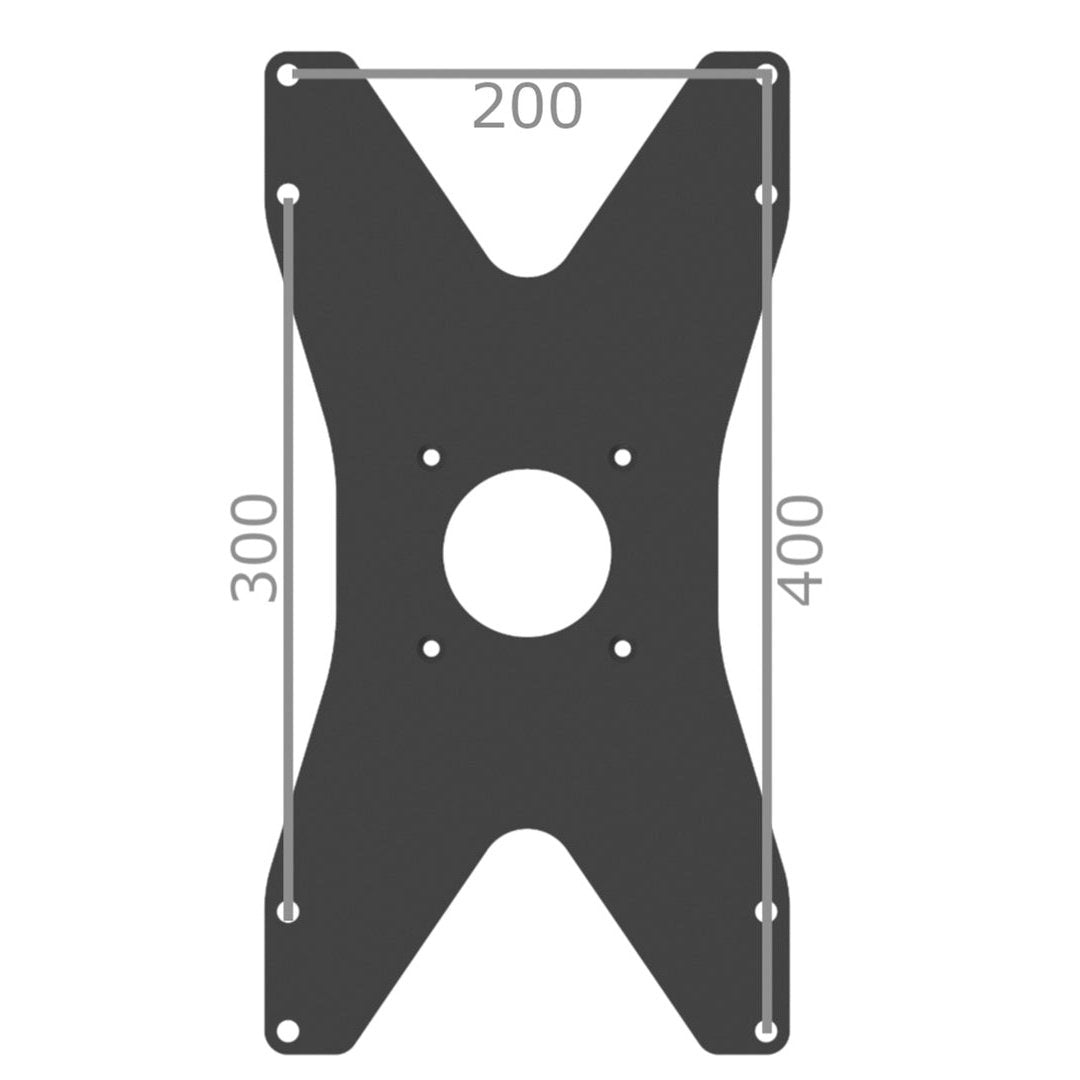 Cavus CAV-V42 Montageplatte zu Cavus-Kopfteil