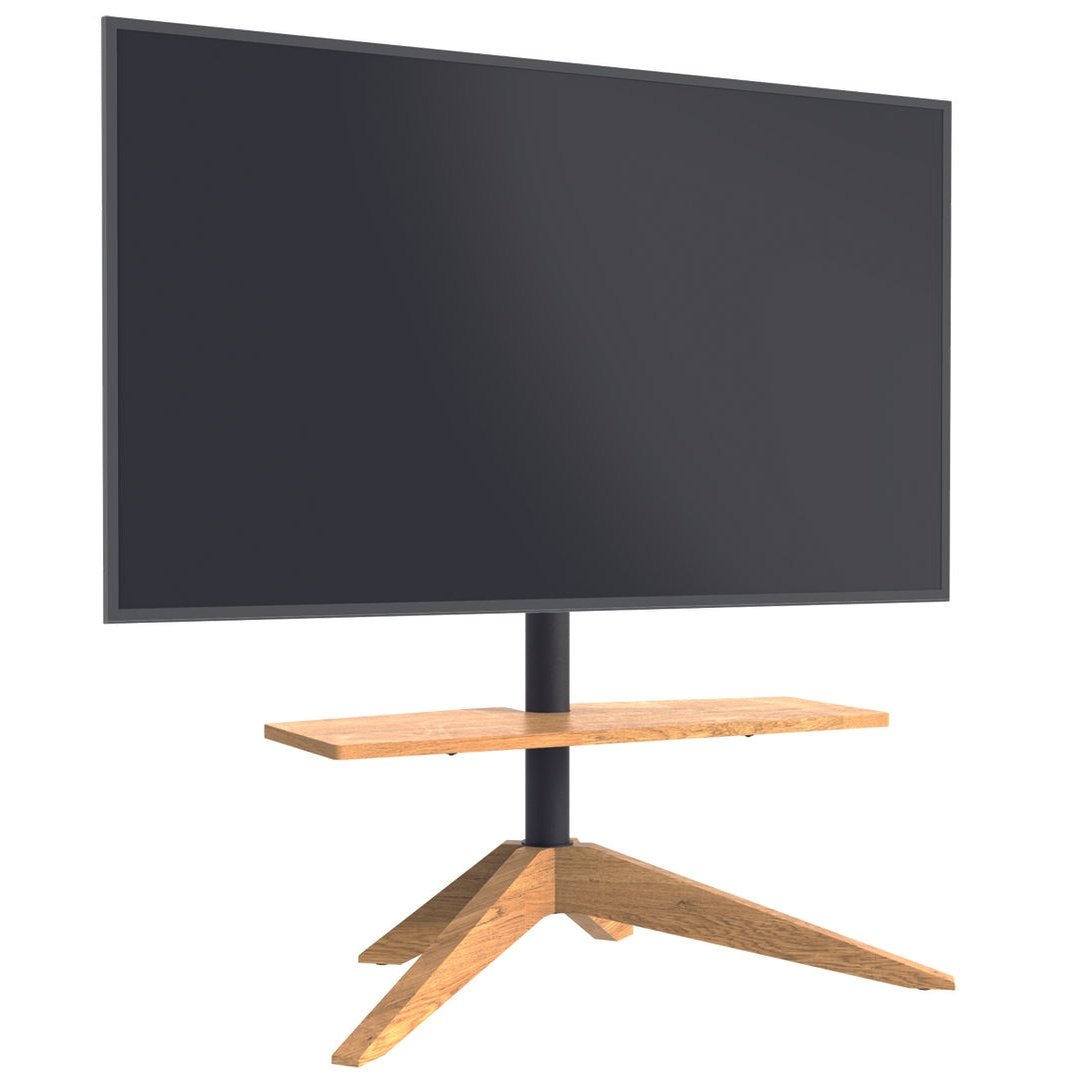 Cavus CROSS TV-Ständer Eiche, Vesa 400x400