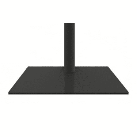 Cavus Bodenplatte Stahl Schwarz 40x30 cm