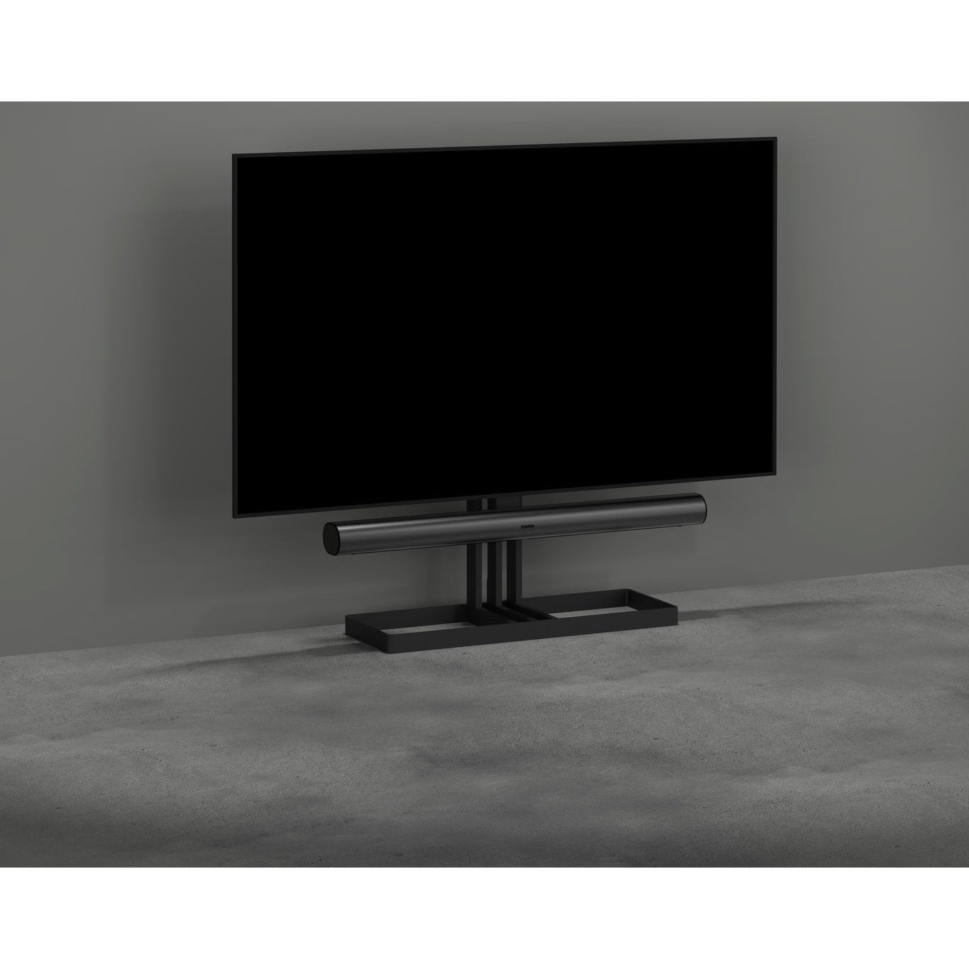 Cavus EDGE100B44 TV-Ständer Schwarz, Vesa 400x400