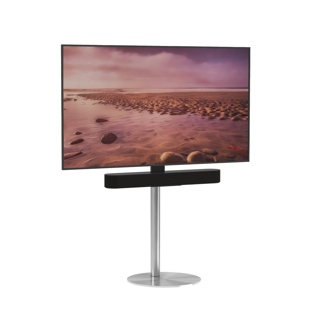 Cavus GATE100S01B TV-Ständer für Sonos BEAM, Edelstahl