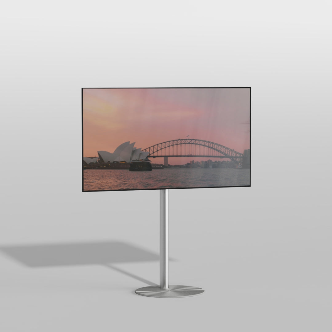 Cavus GATE100S01 TV-Ständer GATE, Edelstahl, 1m, 75x400