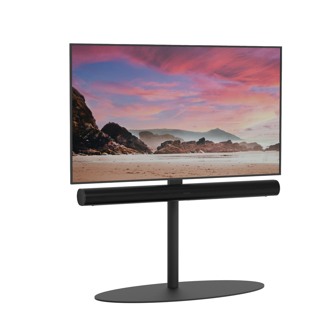 Cavus ORBIT100B01A TV-Ständer ORBIT, Schwarz, 1m, 75x400