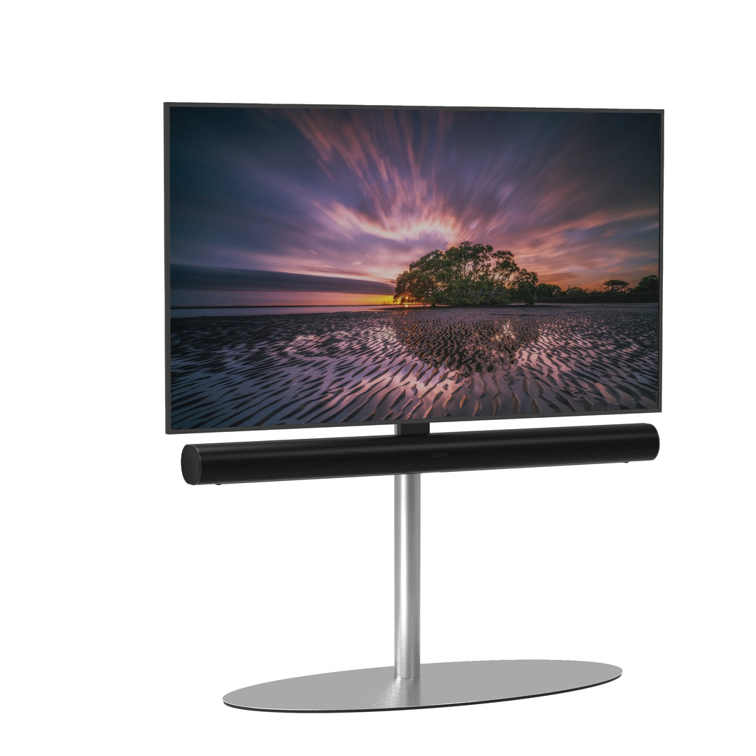 Cavus ORBIT100S01A TV-Ständer ORBIT, Edelstahl, 1m, 75x400