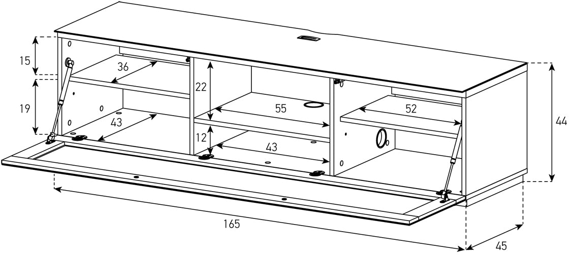 Sonorous STA160I-BLK-BLK-BS