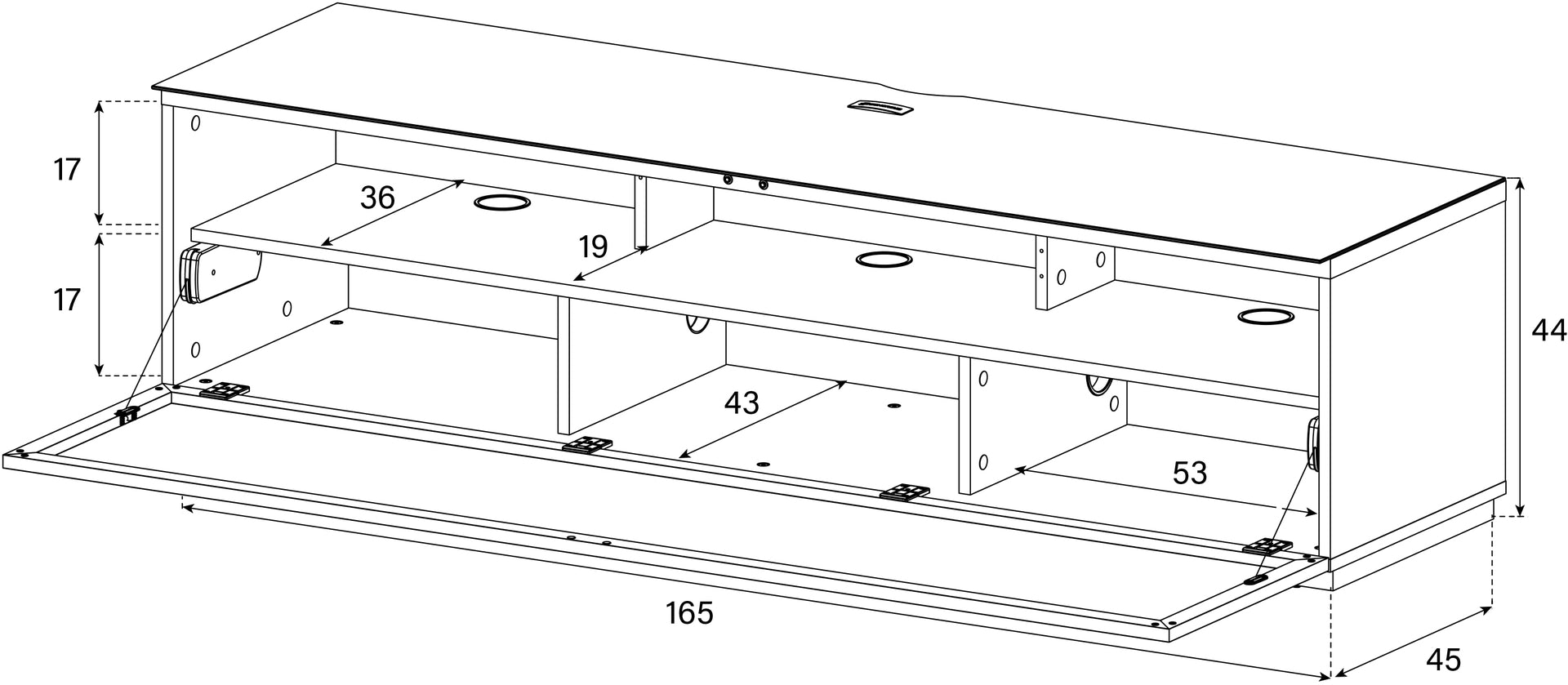 Sonorous STA260P-BLK-BLK-BS