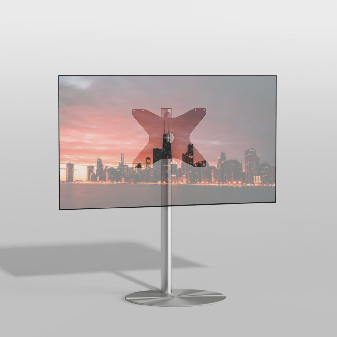 Cavus TV-Ständer SPHERE Edelstahl 1m, 400x300
