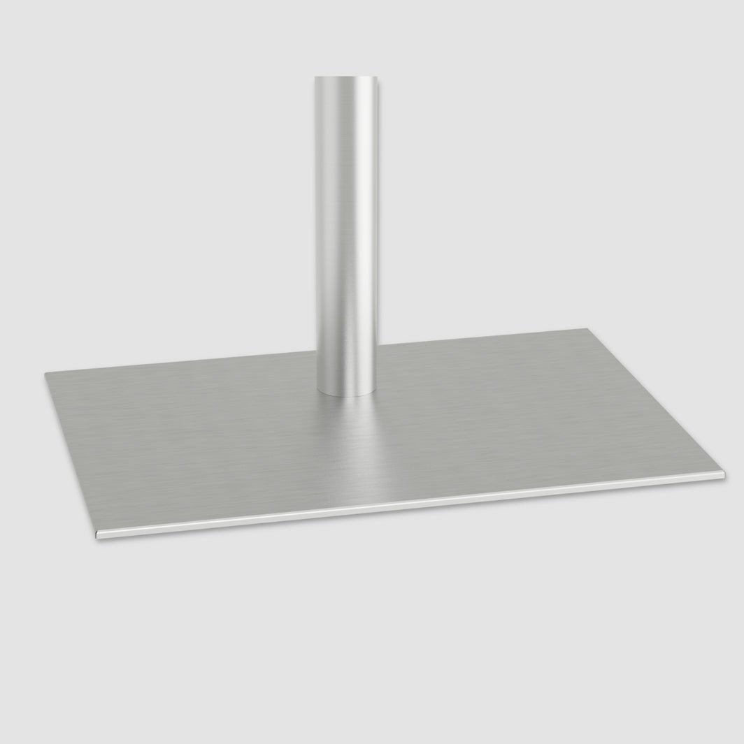 Cavus CAV-SQUARE-S Bodenplatte Edelstahl, 60x45 cm