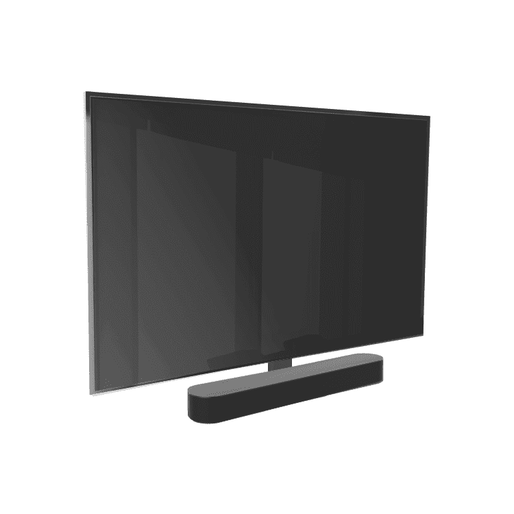 Cavus Halterung für Sonos Beam drehbar, schwarz