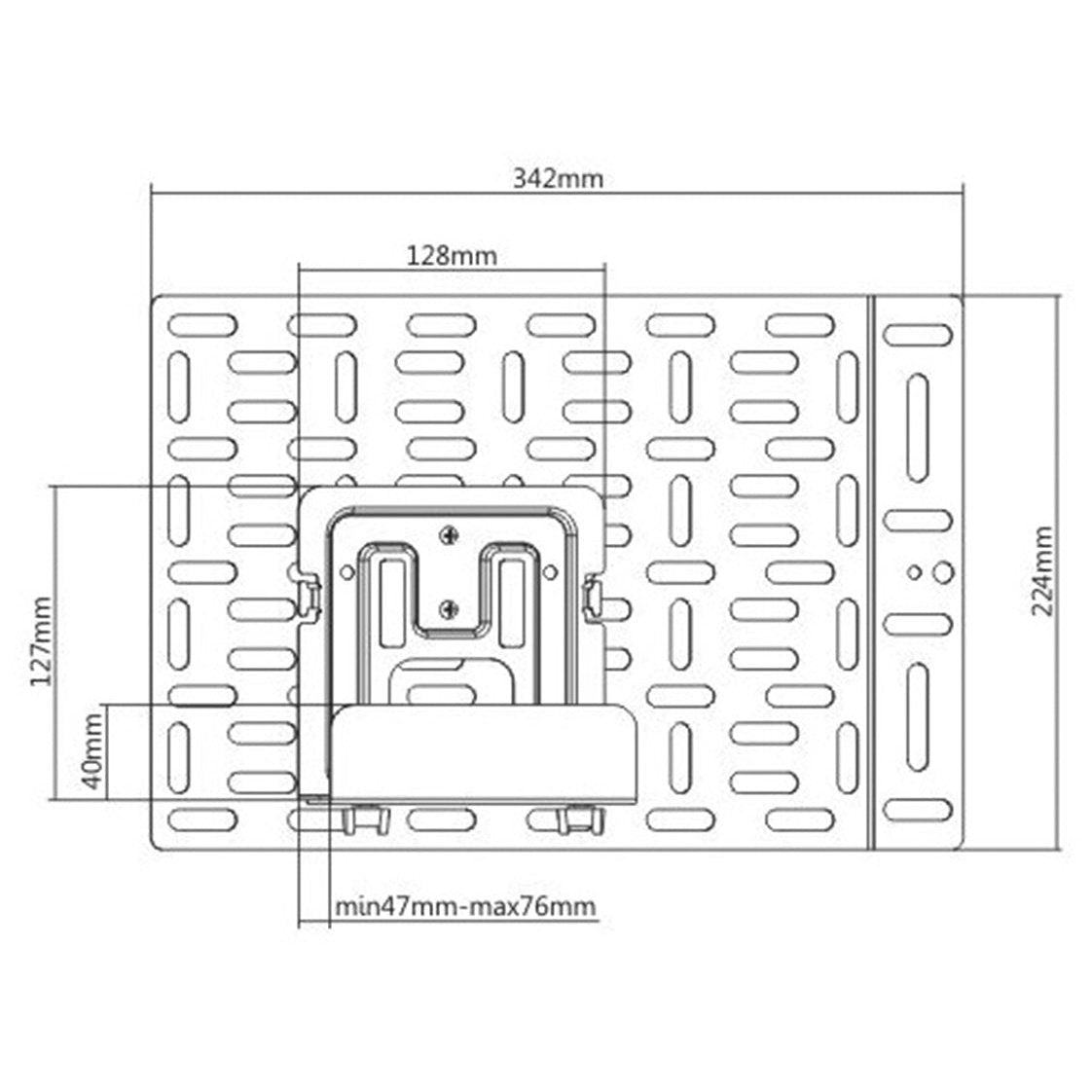 Cavus CHU03 Zubehörhalter mit Montageplatte