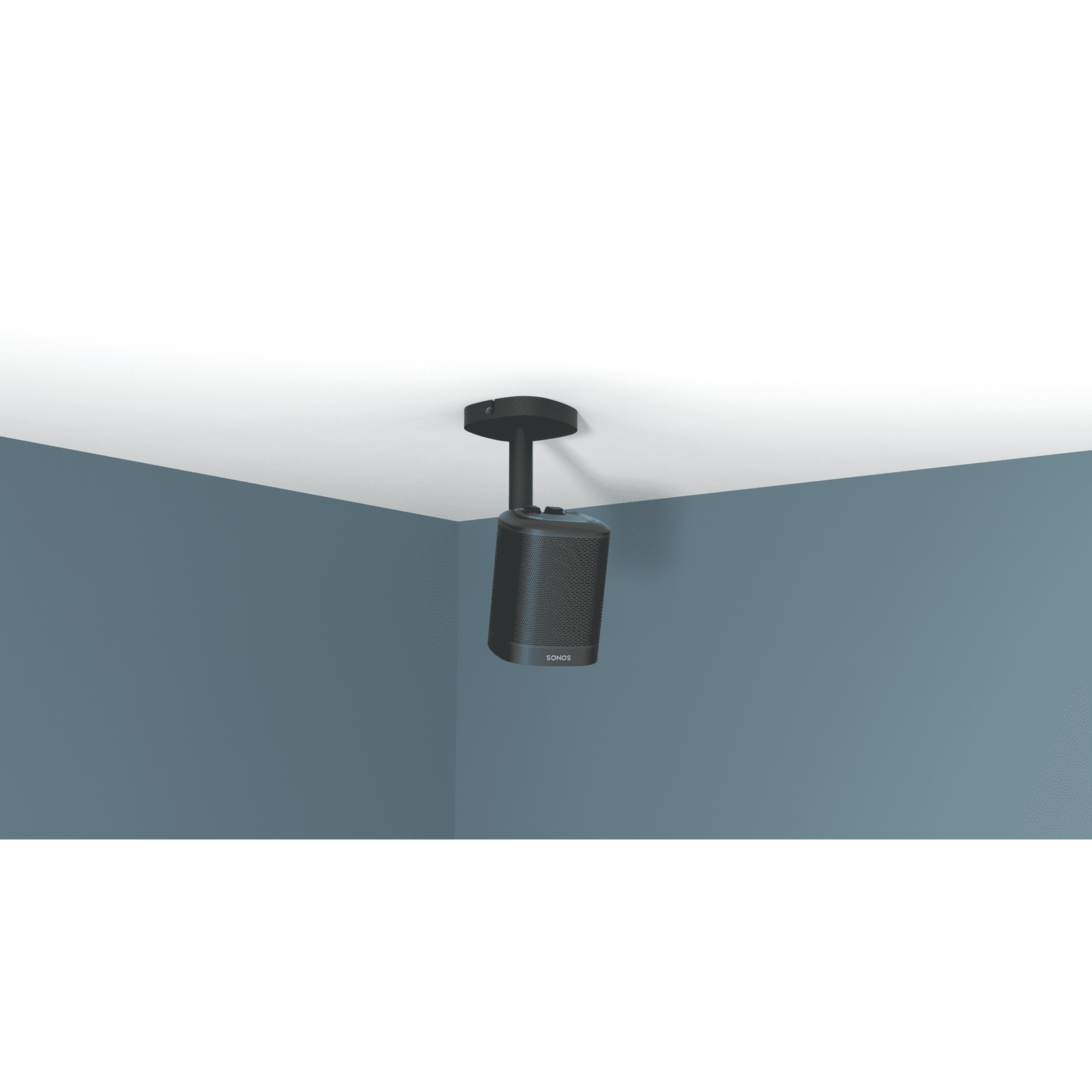 Cavus Deckenhalter für Sonos One Schwarz