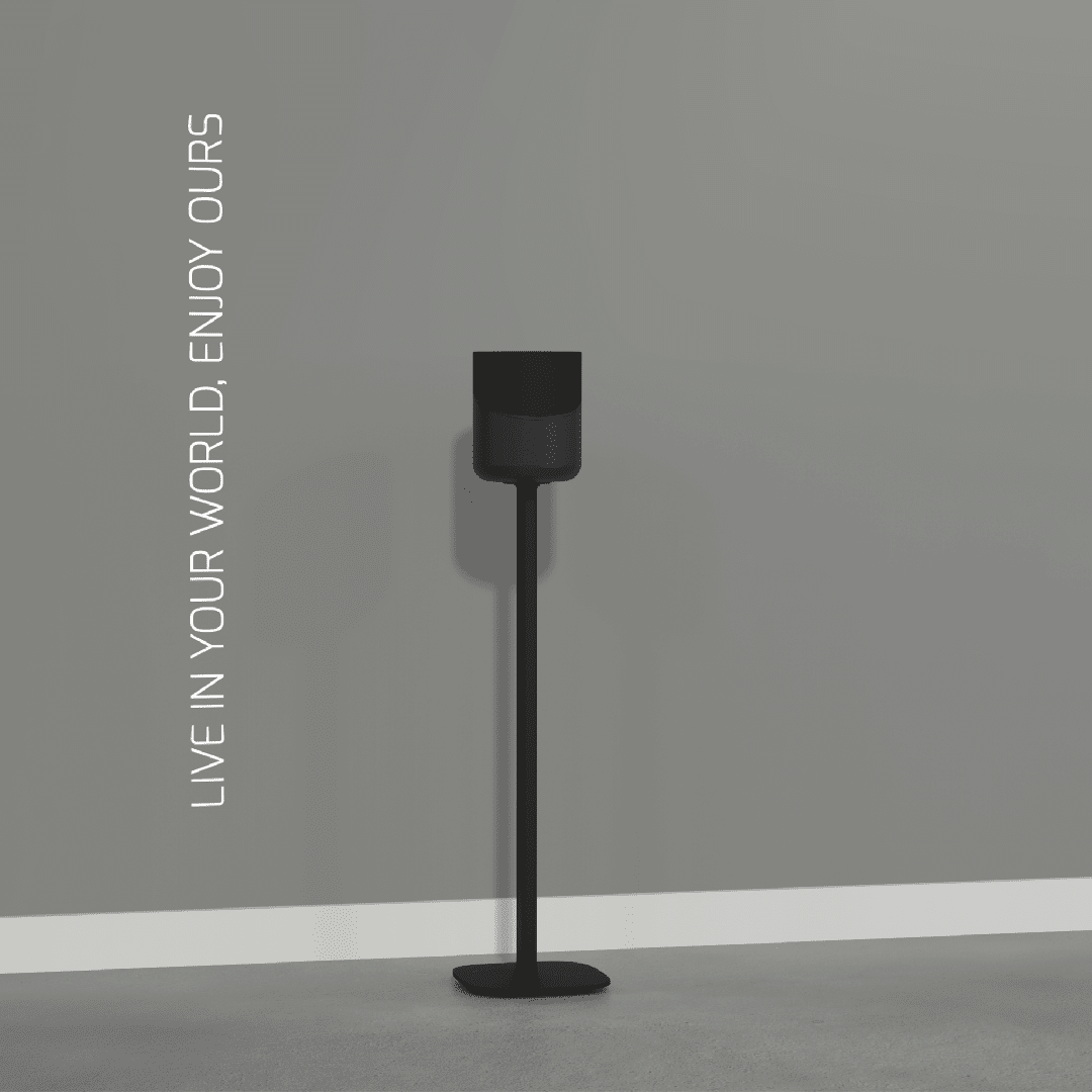 Cavus CSPULSEMB Ständer zu Bluesound Pulse M Schwarz