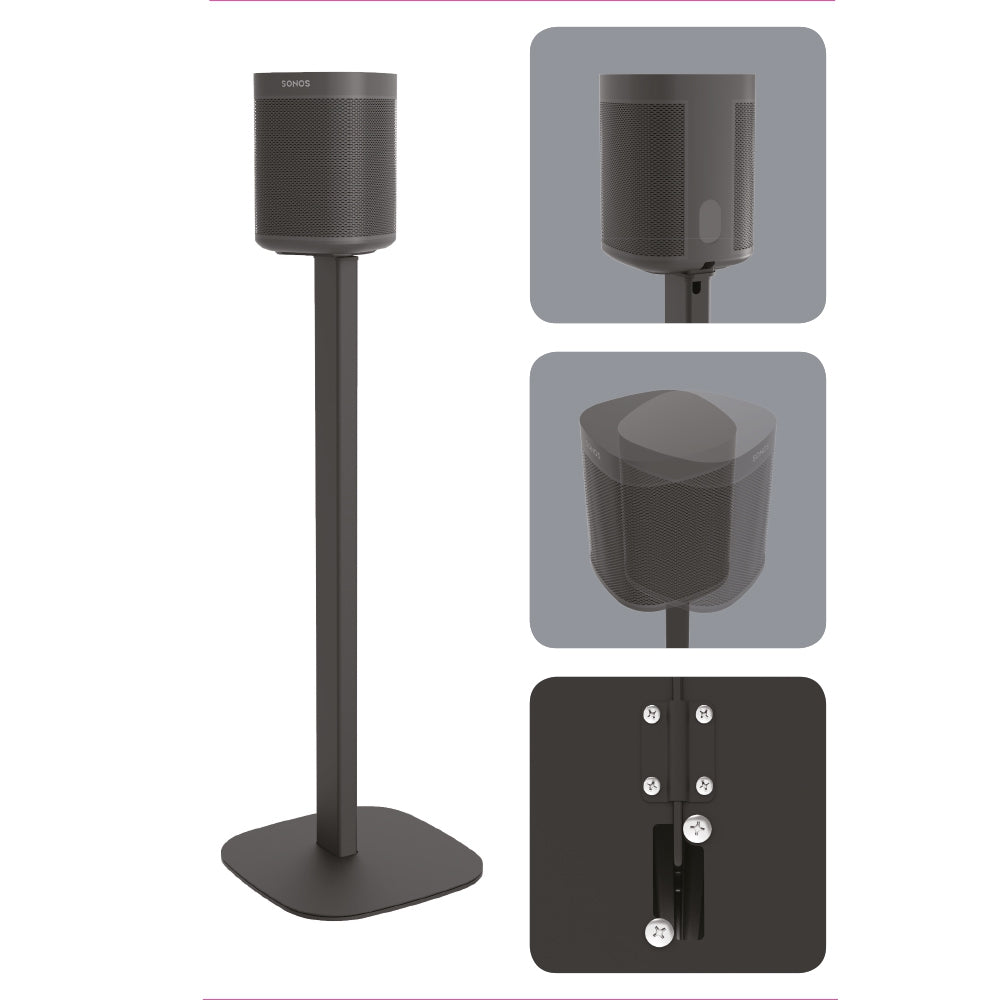 Cavus Ständer, drehbar zu Sonos One schwarz - Paar
