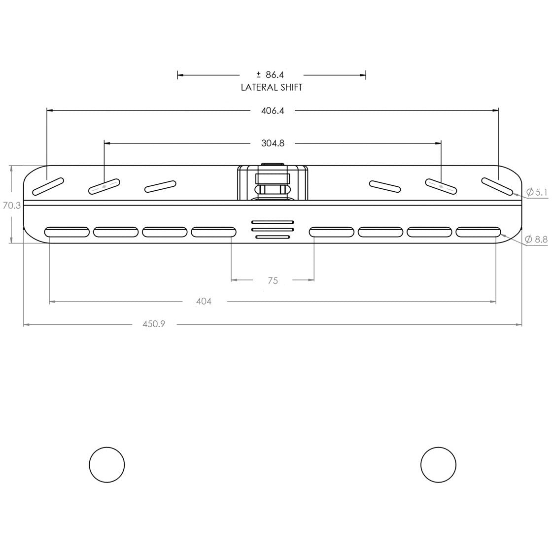 Sanus VML41-B2 Fixe Wandhalterung - Medium