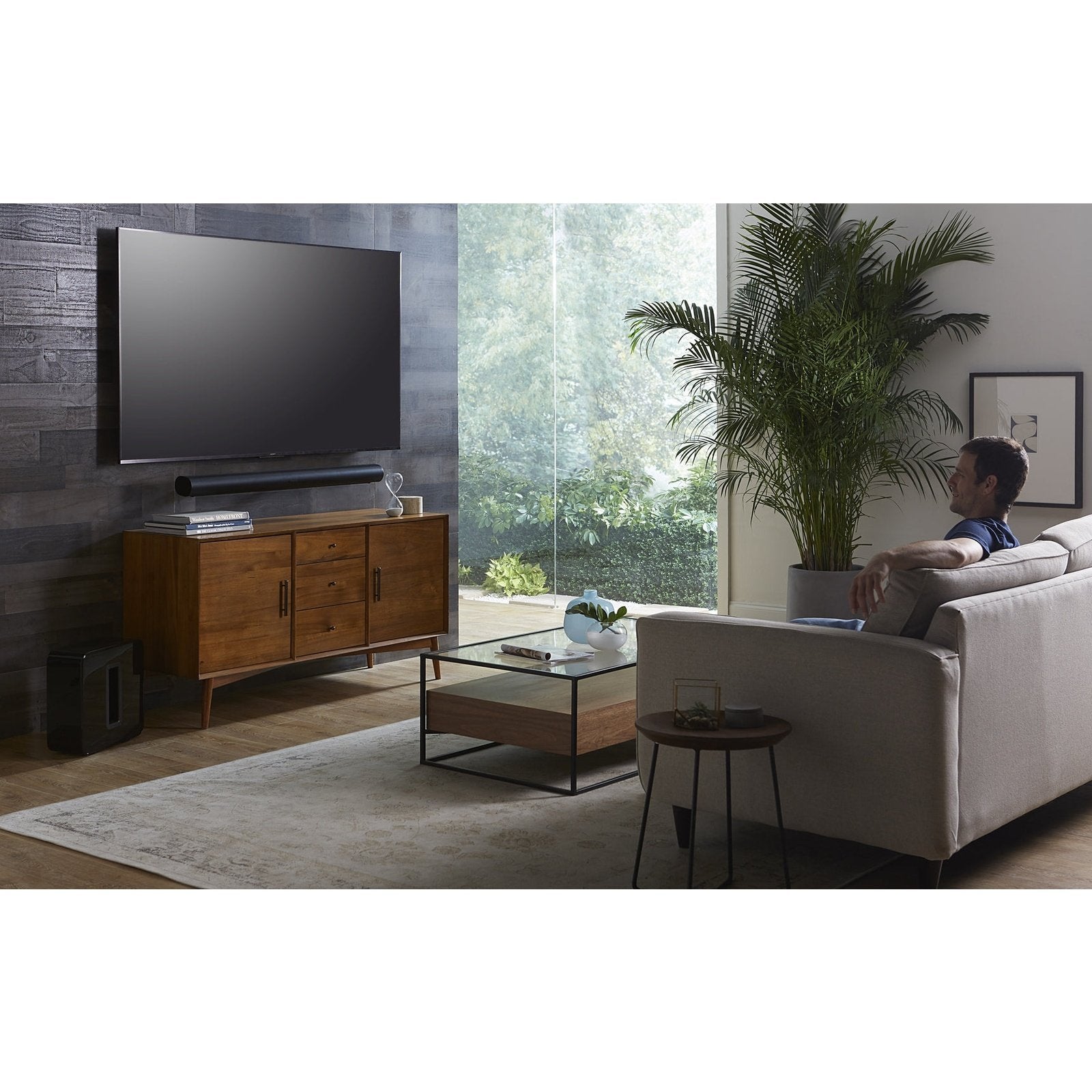 Sanus Wandhalterung für Sonos Arc, ausziehbar Schwarz