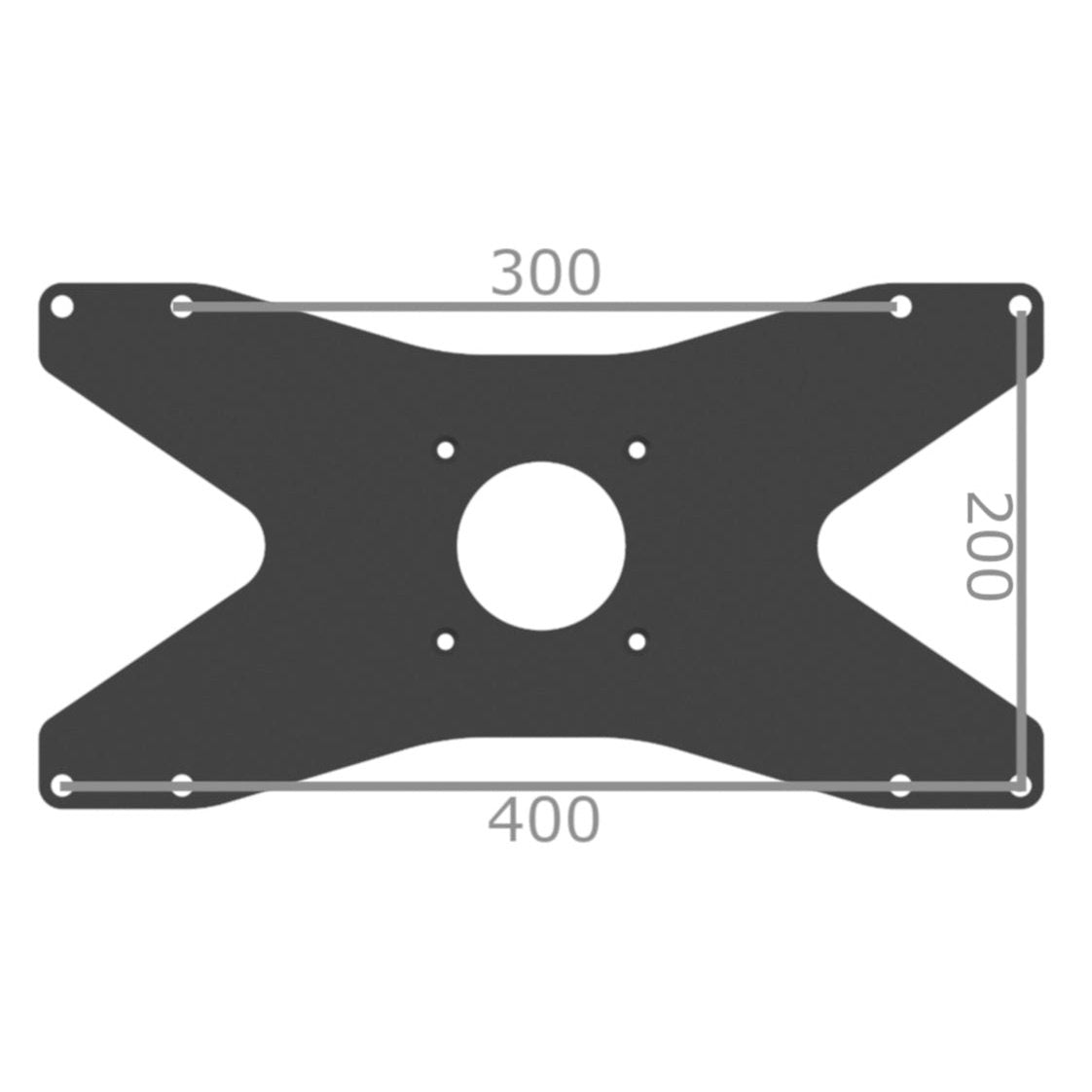 Cavus CAV-V42 Montageplatte zu Cavus-Kopfteil