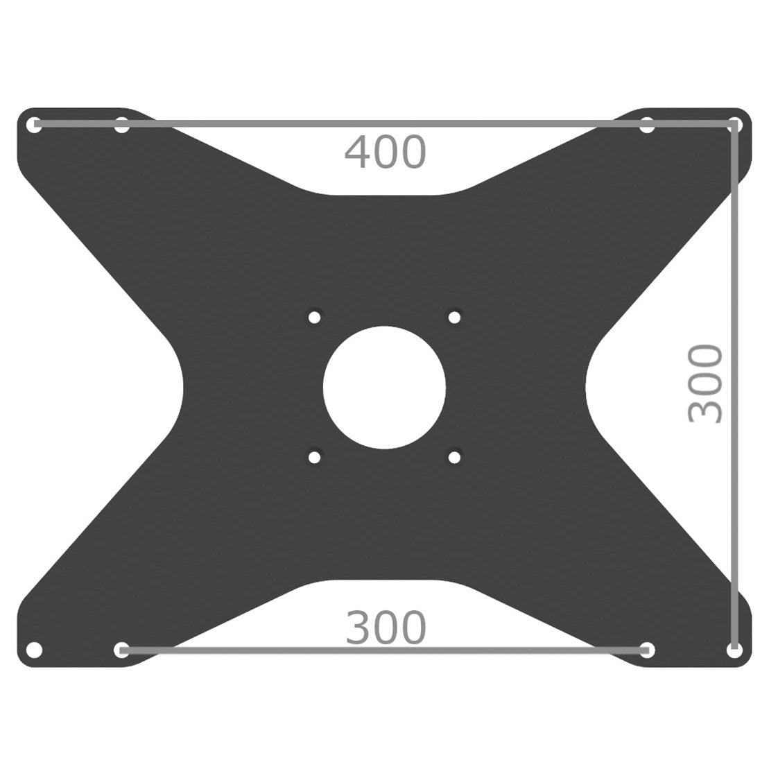 Cavus CAV-V43 Montageplatte zu Cavus-Kopfteil