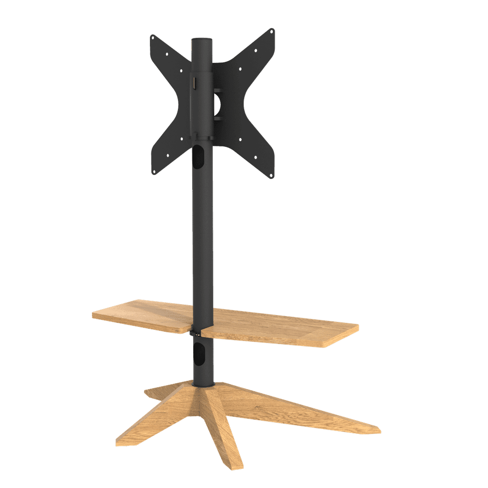 Cavus CROSS TV-Ständer Eiche, Vesa 400x400