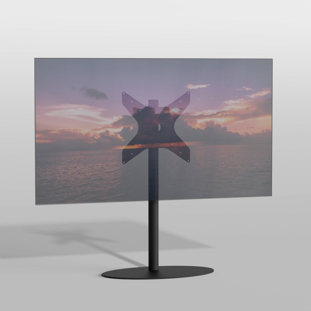 Cavus TV-Ständer ELLIPS Schwarz, 1m, 400x400