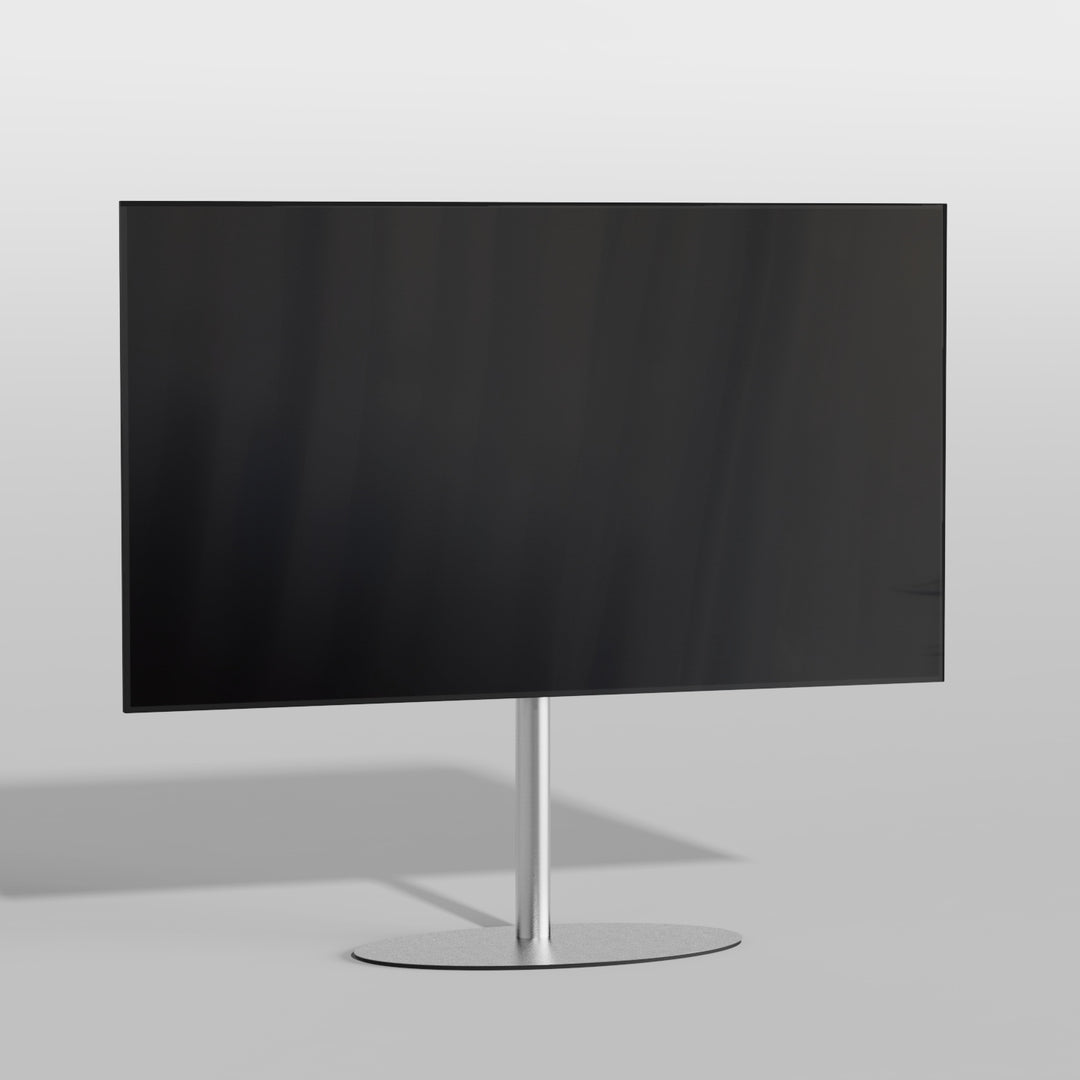 Cavus ELLIPS100S01 TV-Ständer ELLIPS, Edelstahl, 1m, 75x400