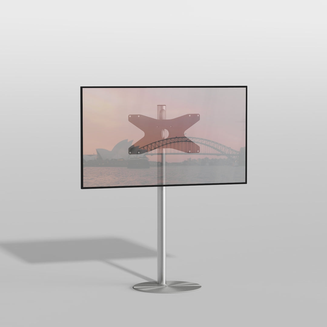Cavus TV-Ständer GATE Edelstahl, 1m, 400x200
