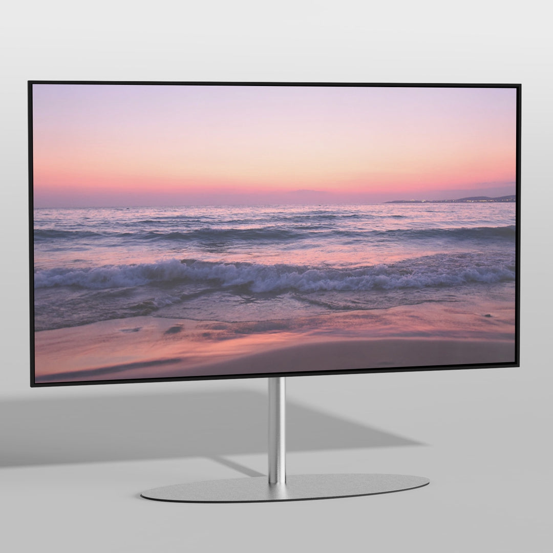 Cavus CAV-ORBIT-S Bodenplatte Oval Edelstahl, 98x45 cm