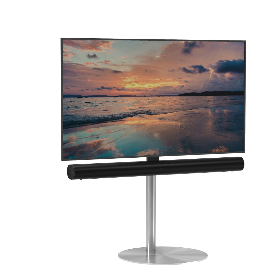 Cavus SPHERE100S01A TV-Ständer für Sonos ARC, Edelstahl