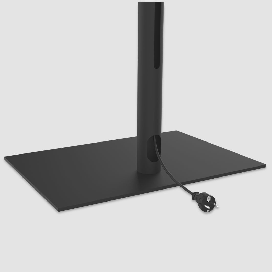 Cavus CAV-PS120B Säule 50mm Stahl schwarz, Höhe 120 cm