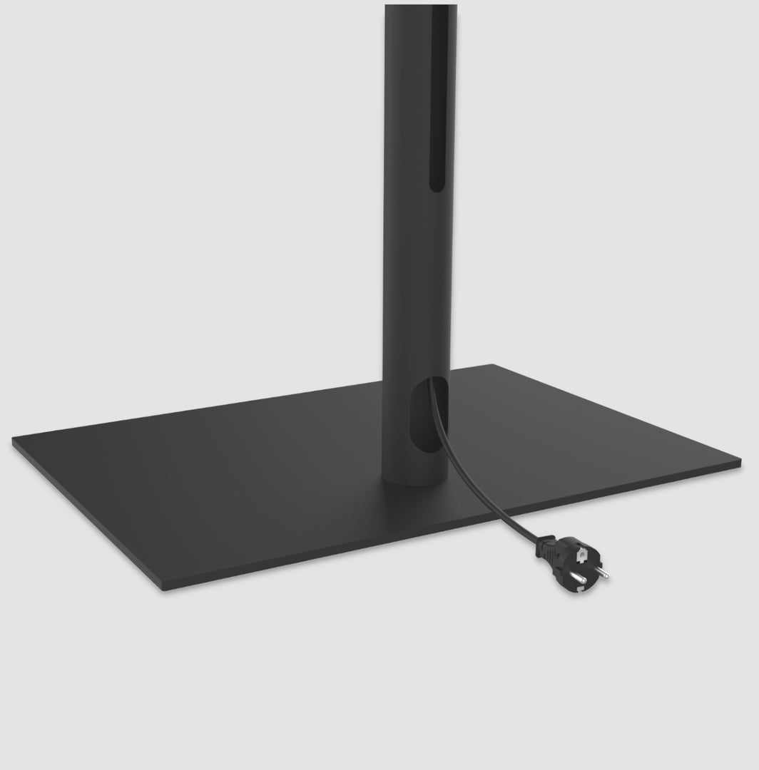 Cavus SQUARE100B01 TV-Ständer SQUARE, Schwarz, 1m, 75-400