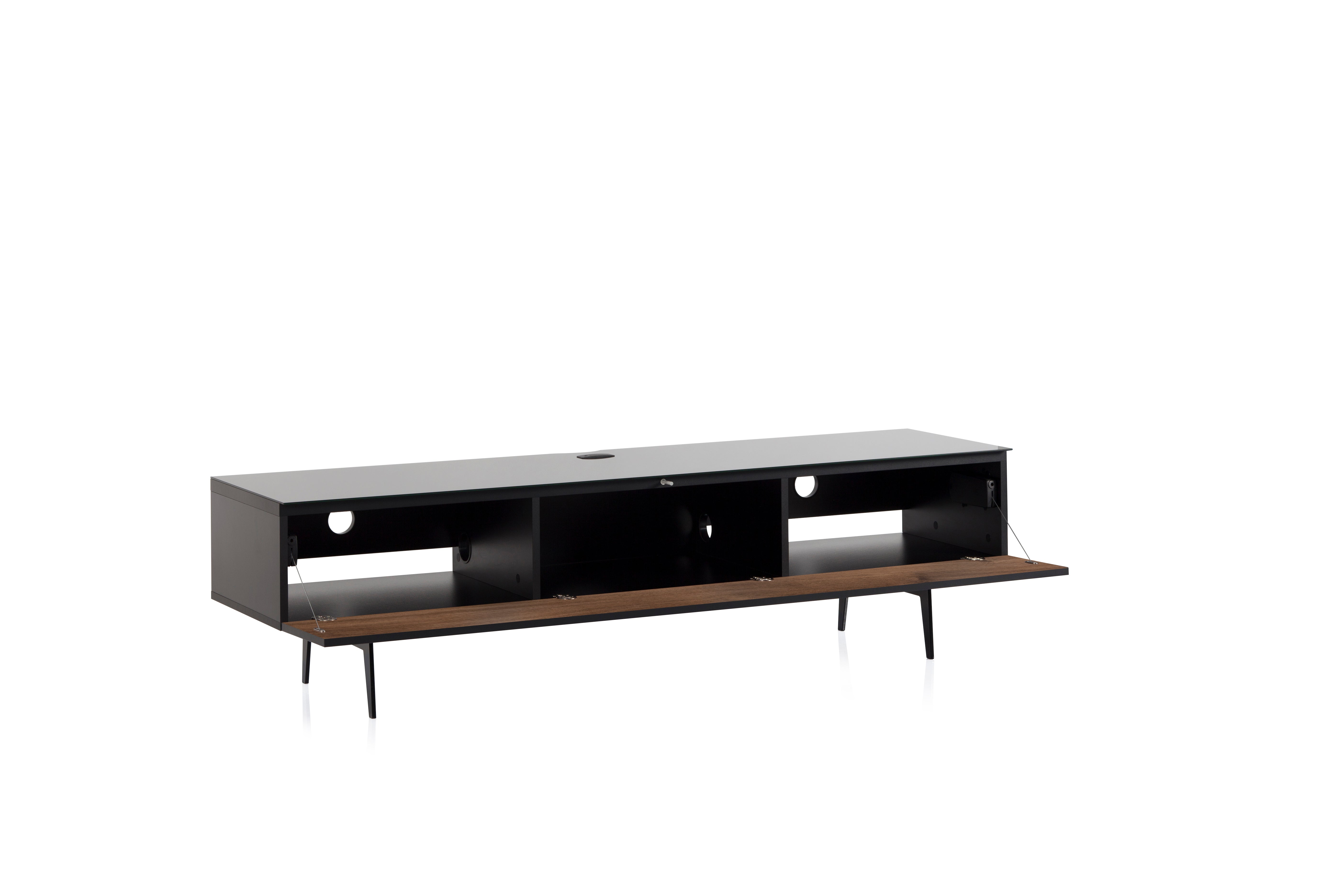 Sonorous STA360F (Schwarz, Klappe Walnuss, Fuss Schwarz)