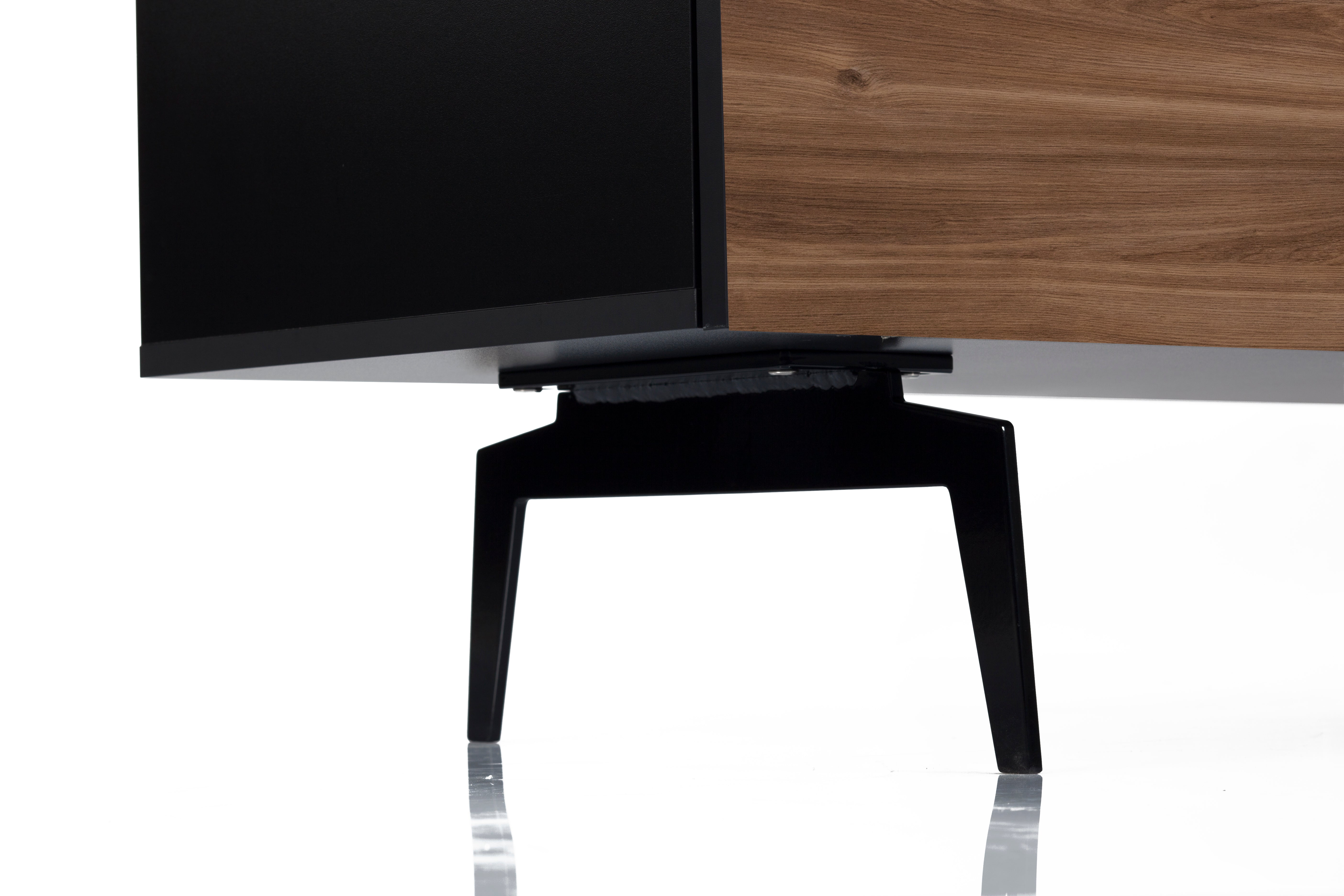 Sonorous STA360F (Schwarz, Klappe Walnuss, Fuss Schwarz)