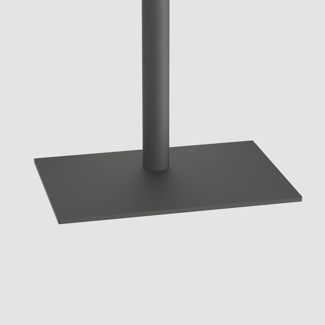 Cavus CAV-P100B Säule 60mm Stahl schwarz, Höhe 100 cm
