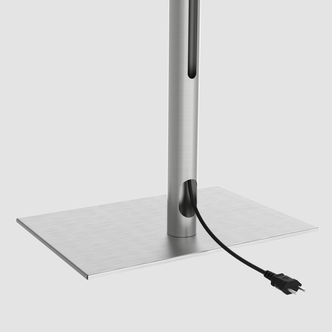 Cavus TILE100S21 TV-Ständer TILE, Edelstahl, 1m, 200x100