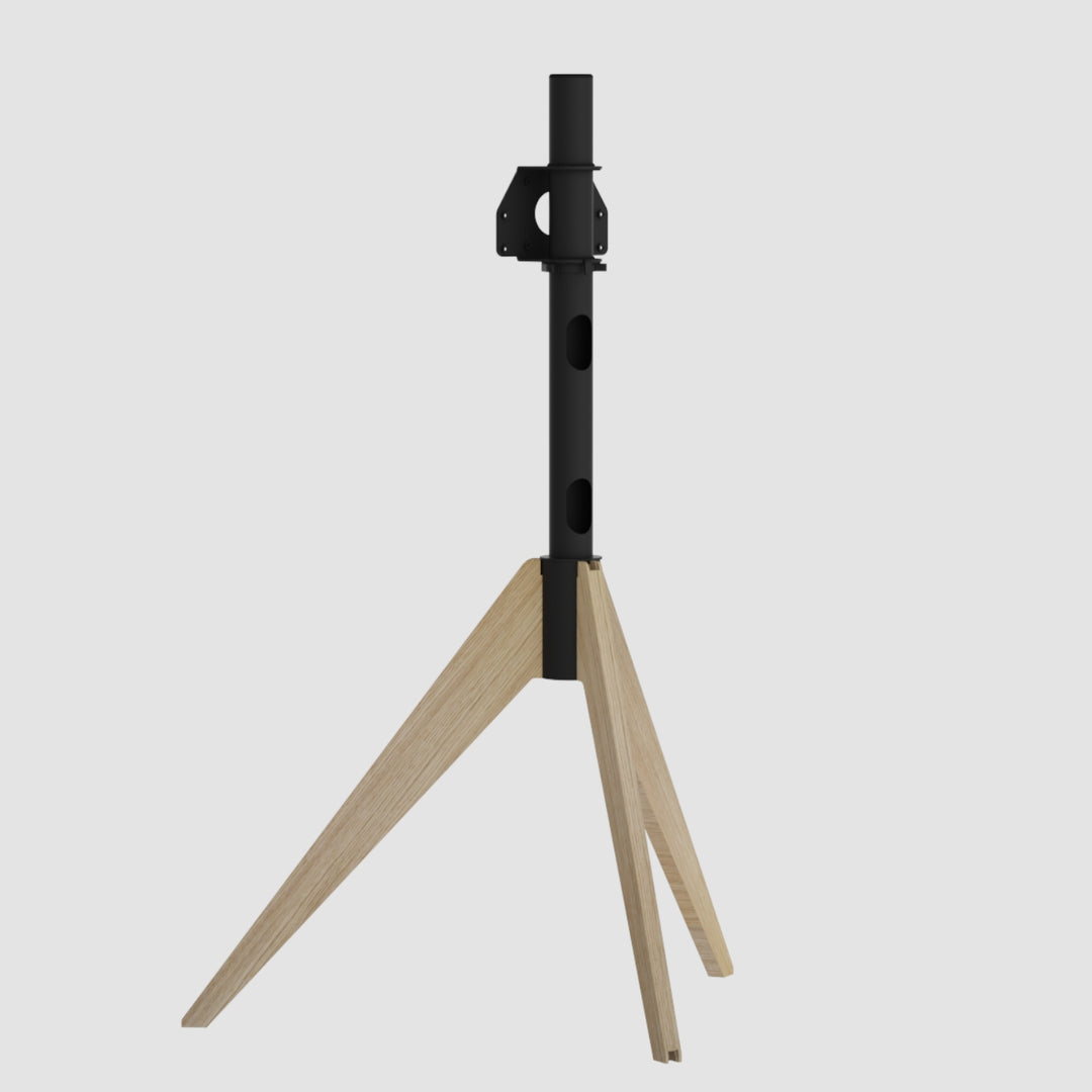 Cavus TRIANGLE120B01 TV-Ständer Eiche, Vesa 75x75 - 400x400