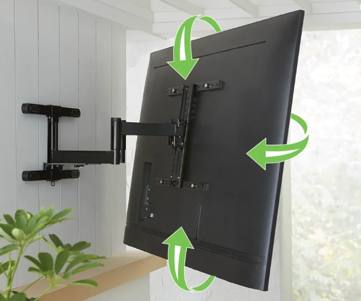 Sanus VODLF125-B2 Schwenkbarer Wandhalter Schwarz