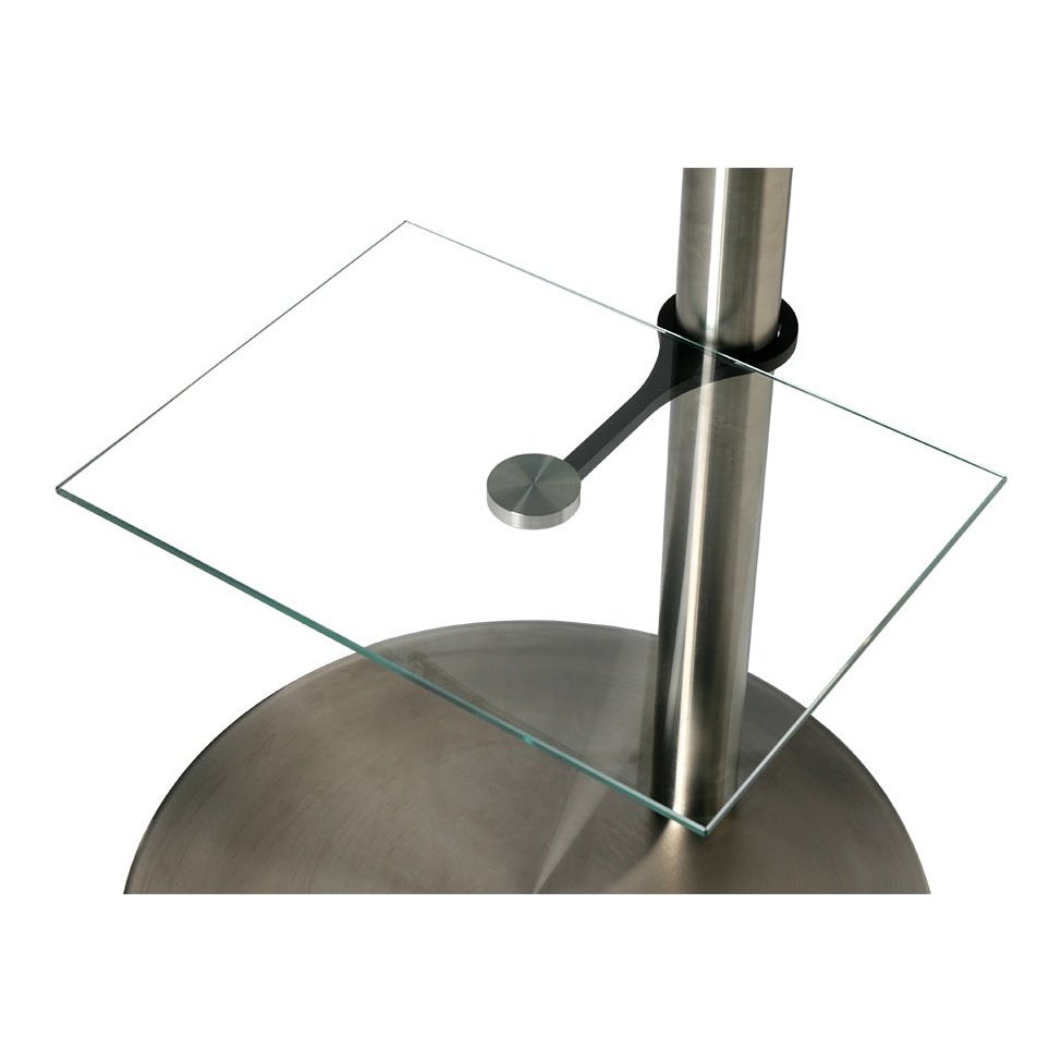 Cavus Glasplatte transparent 40x30 cm für 60 mm Säule