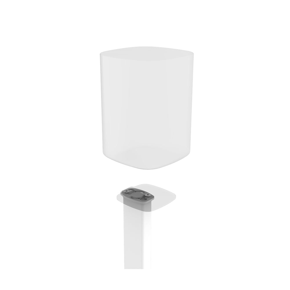Cavus Adapter Drehbar für Cavus Ständer CSSOW und CSP5W Weiss
