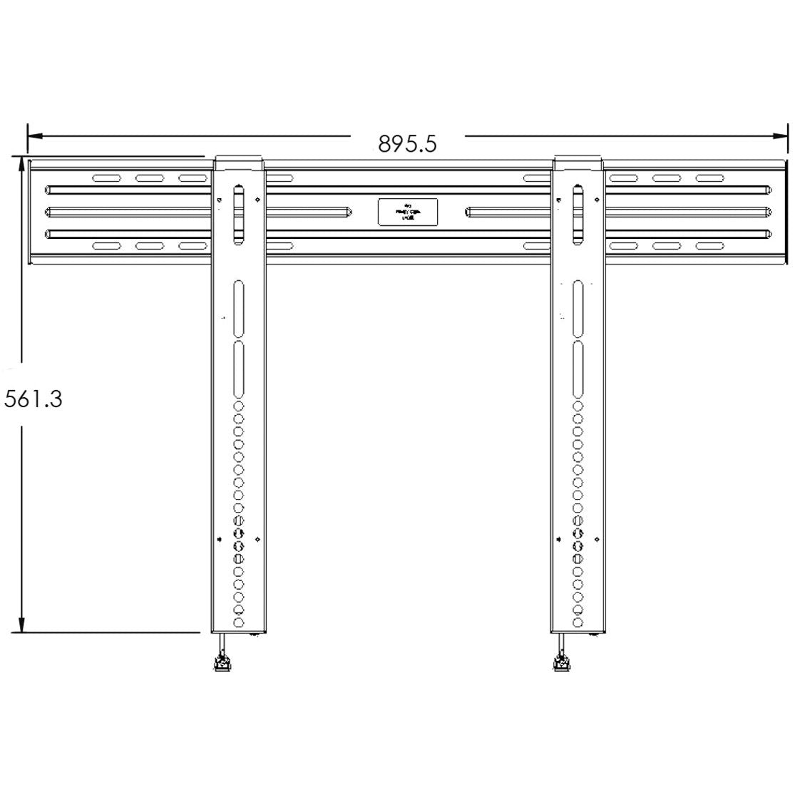 Sanus LL11-B2 Fixe Wandhalterung - Super Slim