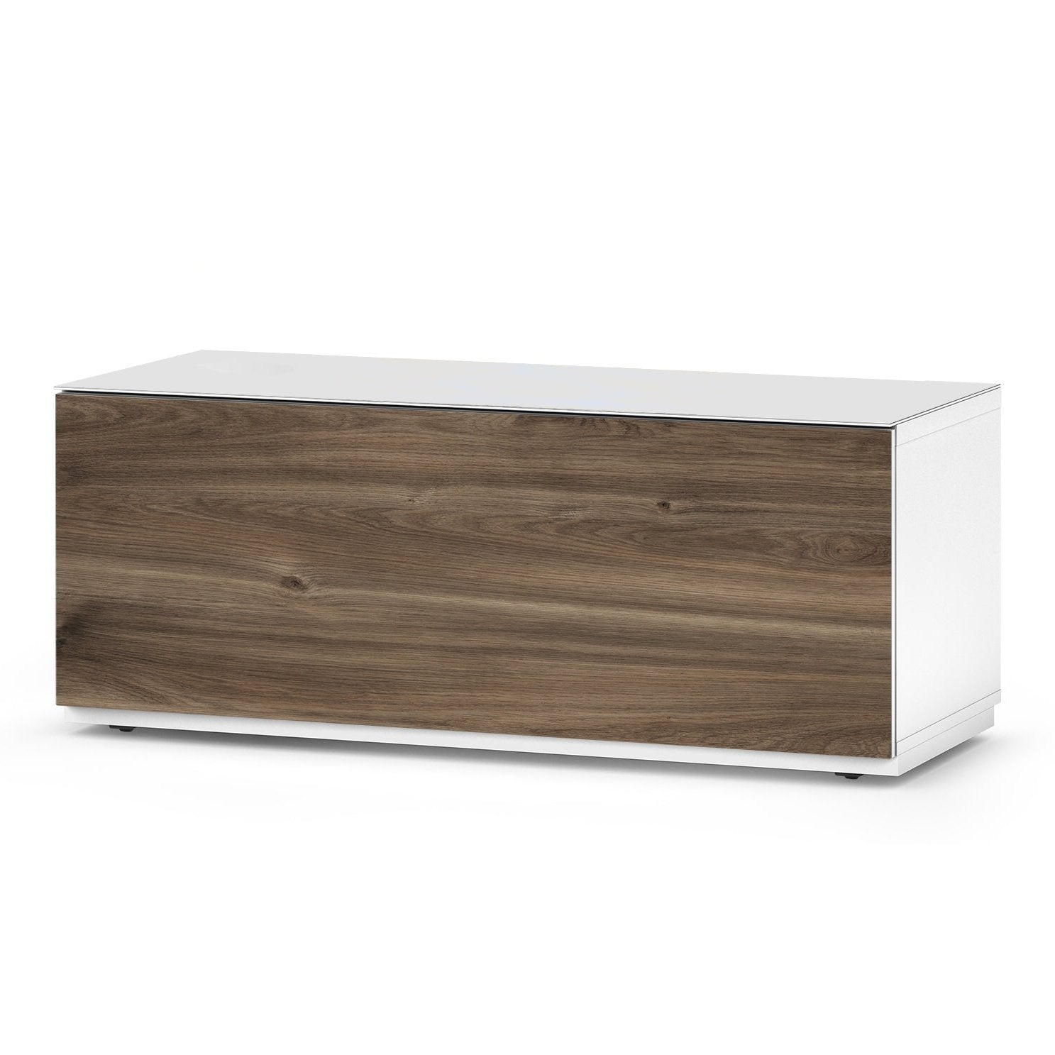 Sonorous STA110F Weiss, Klappe Castello Walnuss, Sockel