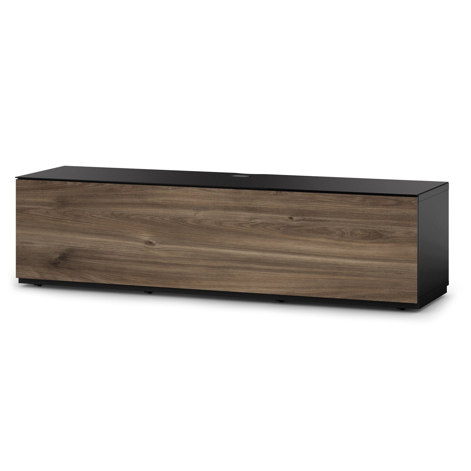 Sonorous STA160F Schwarz, Klappe Castello Walnuss, Sockel