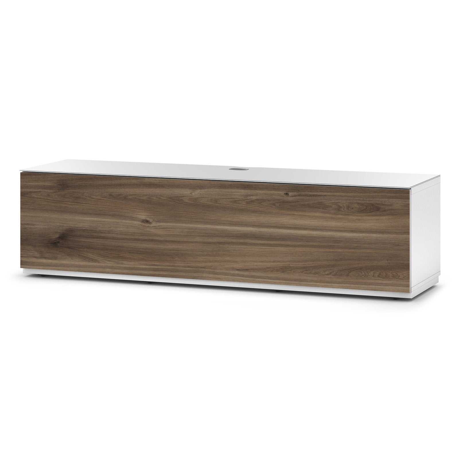 Sonorous STA160F Weiss, Klappe Castello Walnuss, Sockel