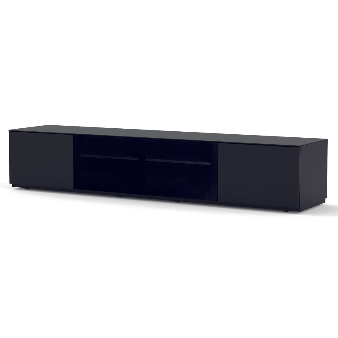 Sonorous STA200T Schwarz, Stoff-Front und Türen Schwarz