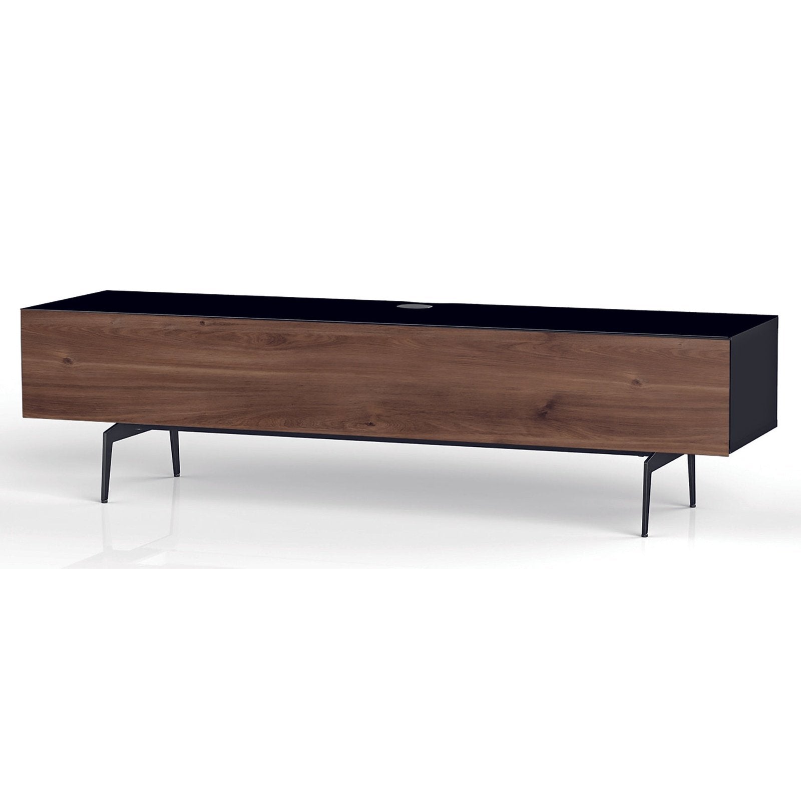 Sonorous STA362F Schwarz, Klappe Walnuss, Fuss schwarz