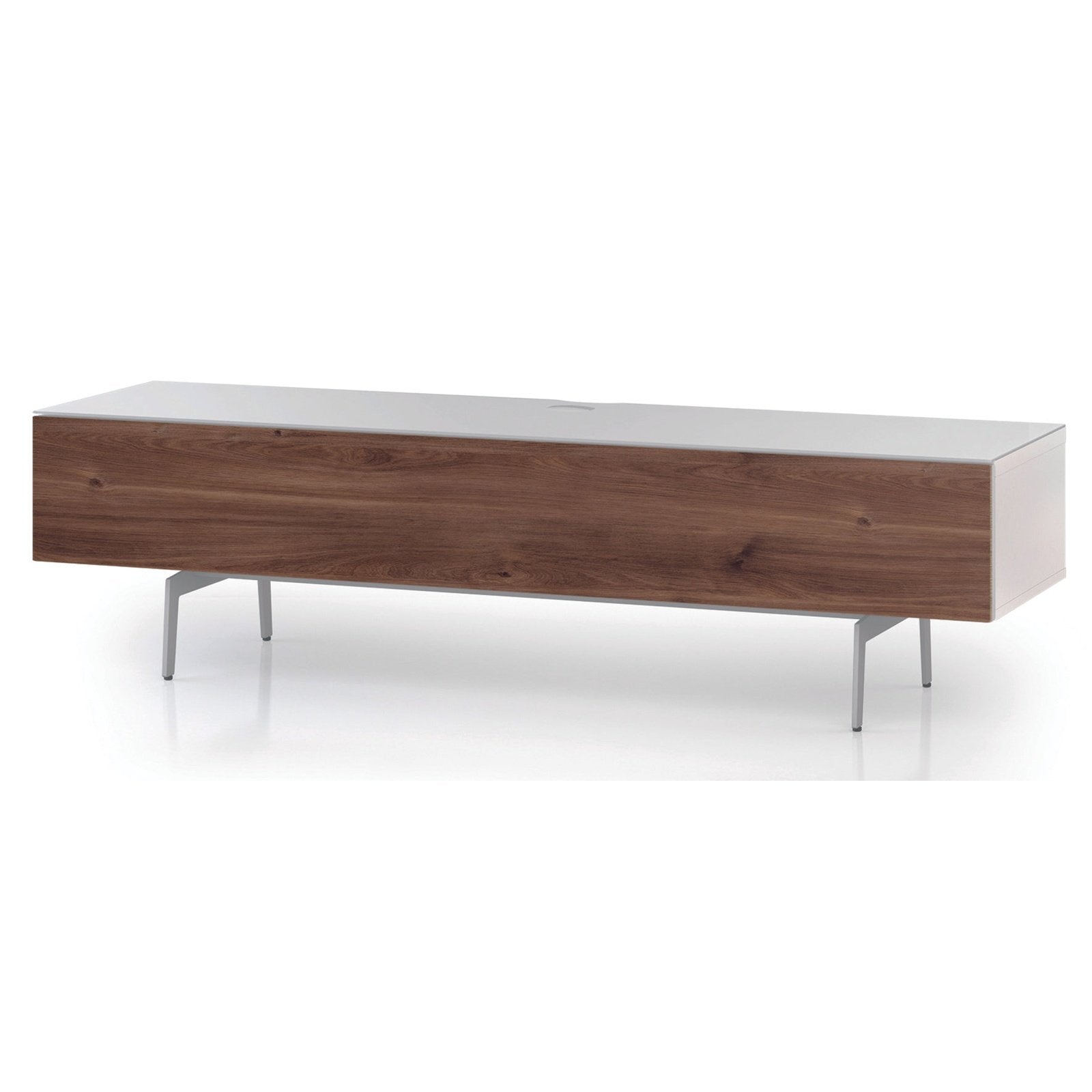 Sonorous STA362F Weiss, Klappe Walnuss, Fuss Weiss