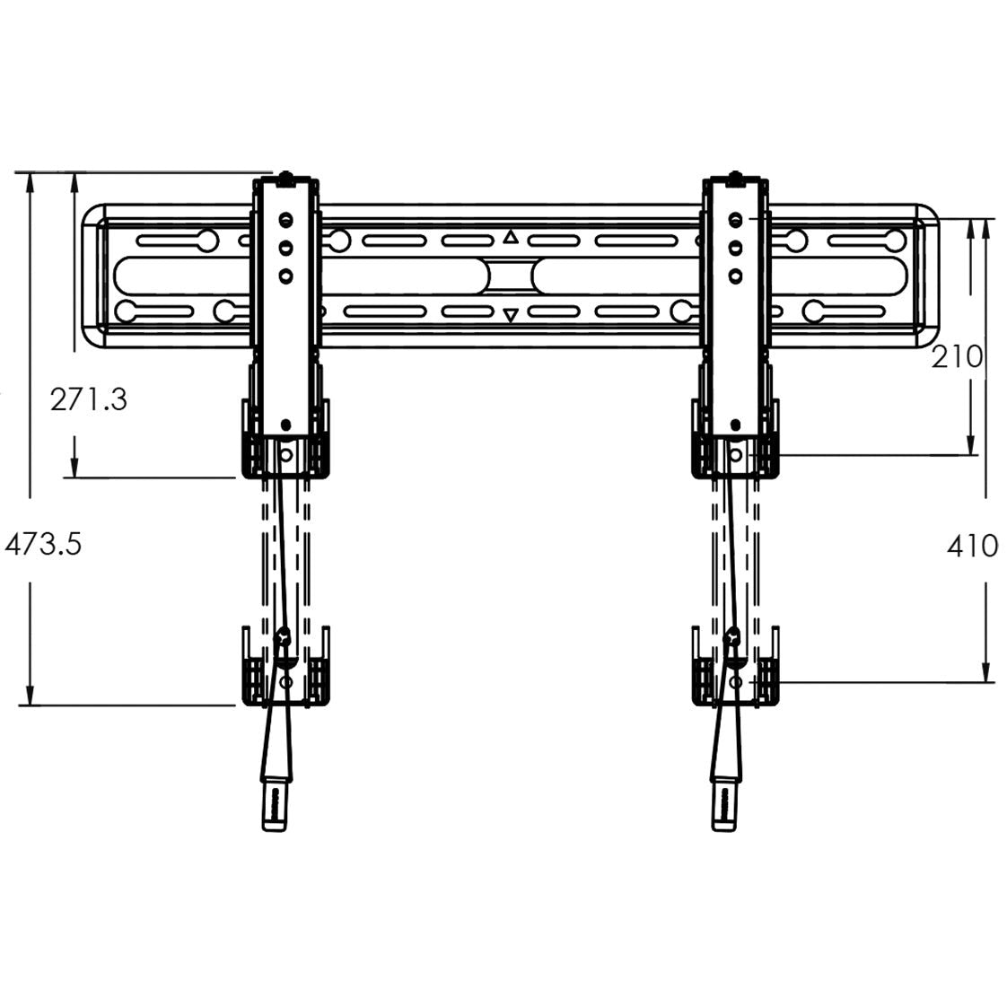Sanus VLL5-B2 Fixe Wandhalterung - Premium Large