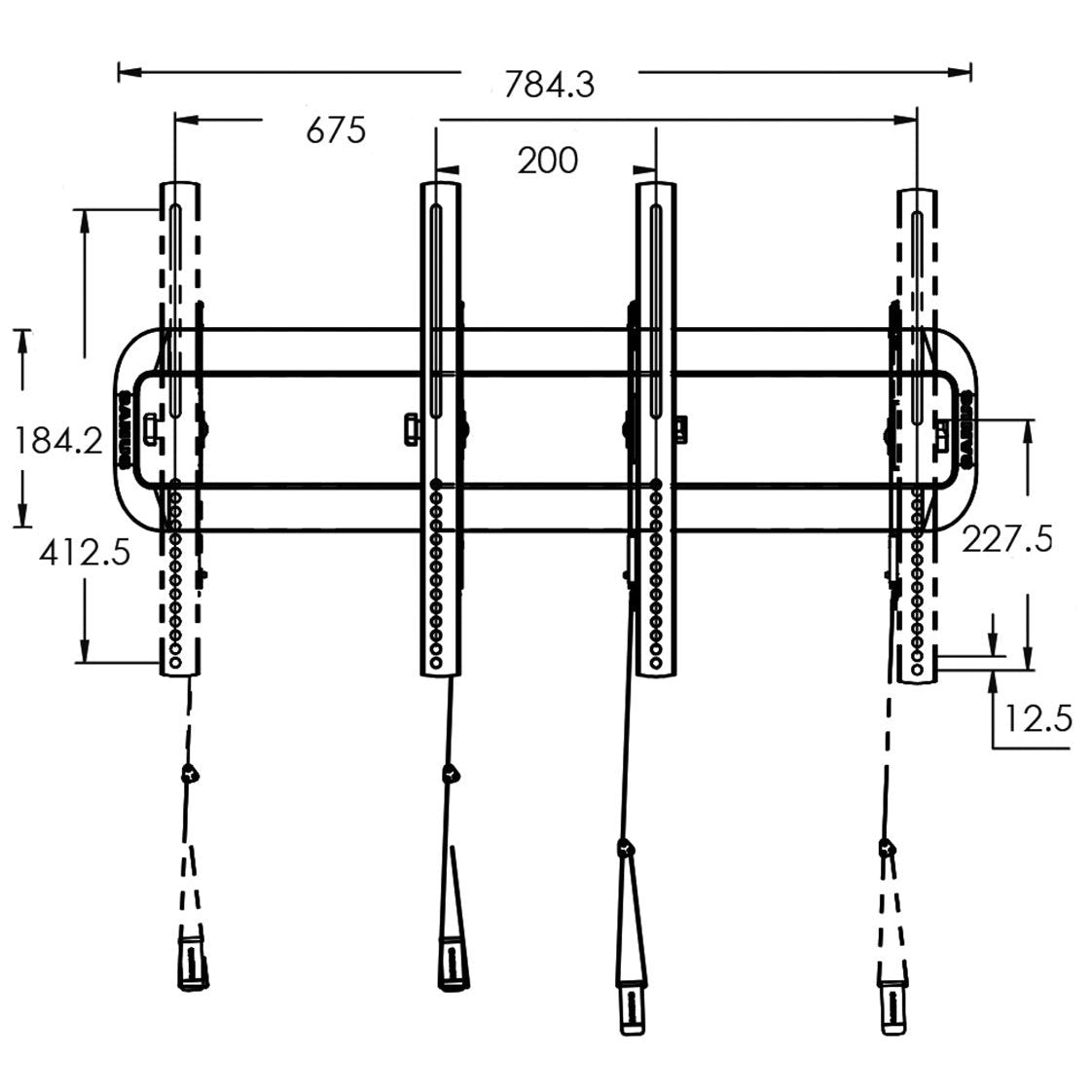 Sanus VLT5-B2 Premium Neigbare Halterung