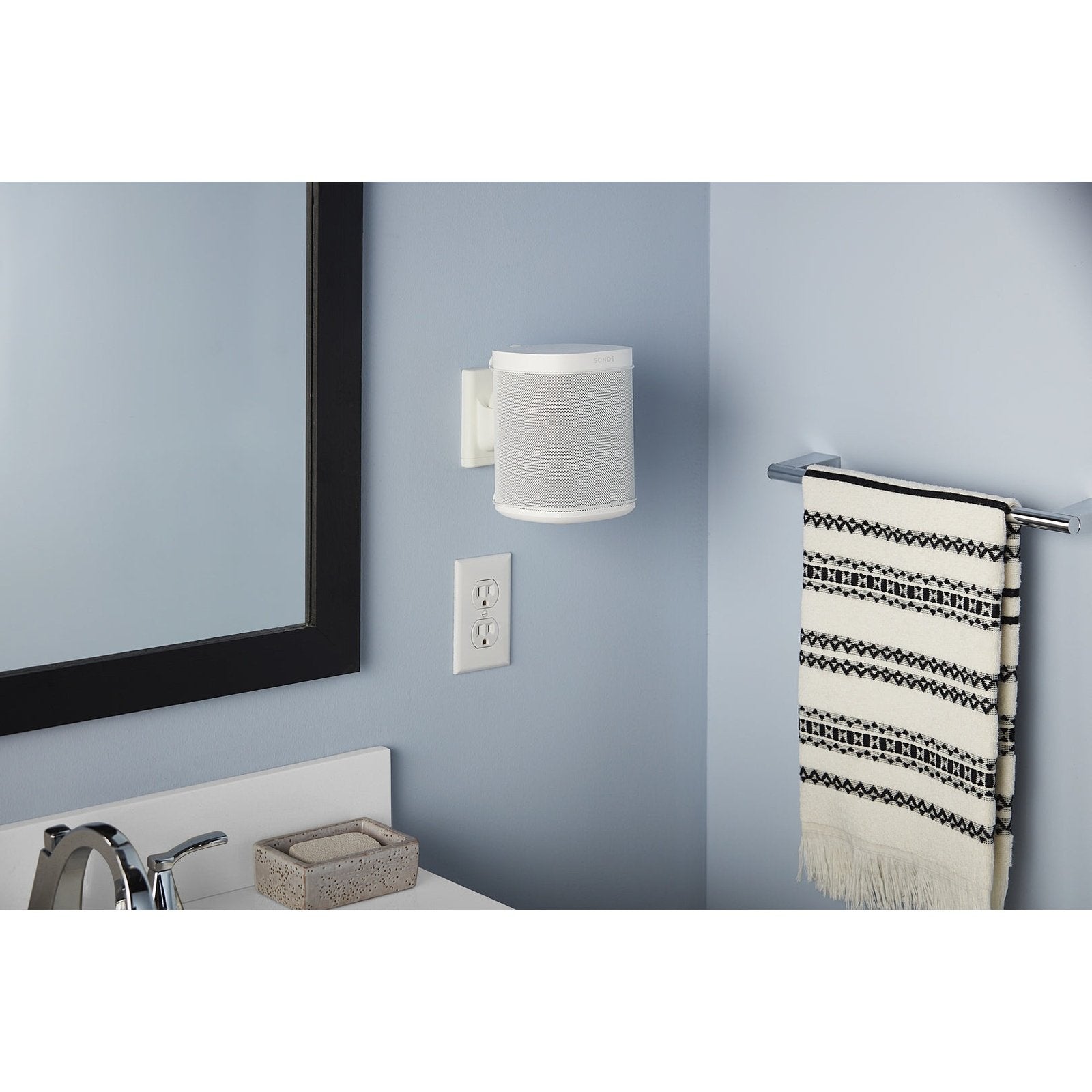 Sanus Wandhalter zu Sonos One, Play:1 & 3 Weiss